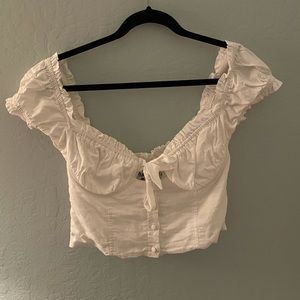 Princess Polly Crop Bustier Tie Top